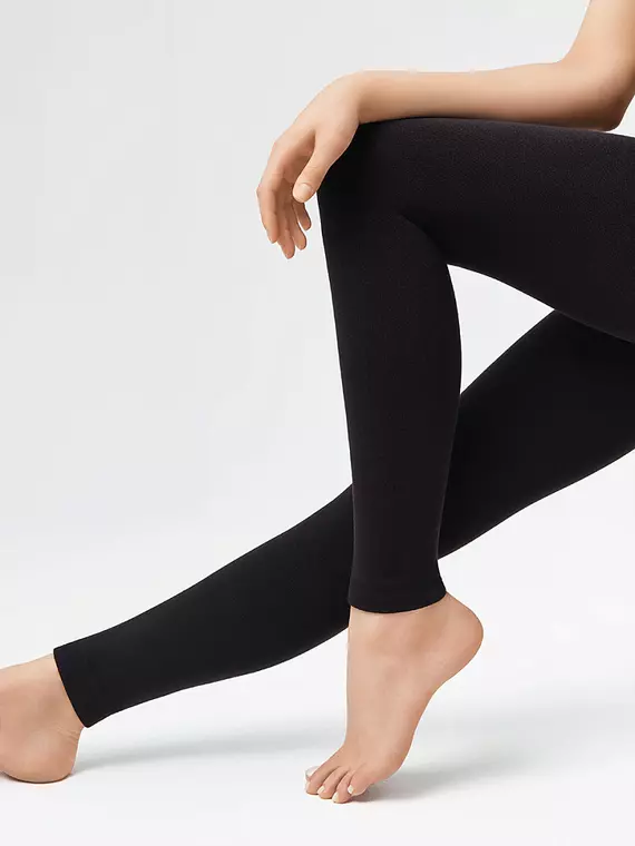 Легинсы хлопковые с флисом minimi siberia 300 nero, pantacollant SIBERIA (хлопок с флисом), 2, MINIMI,  - 8