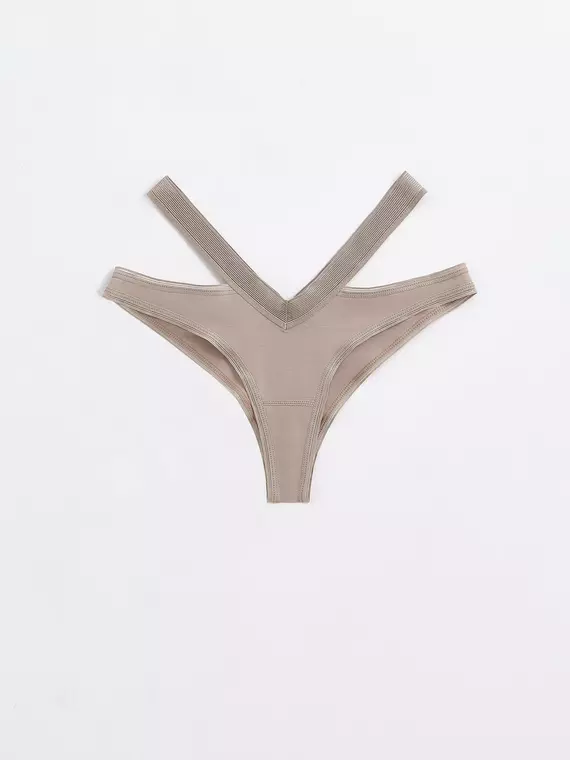 Трусы «бразилиана» new classic lbr 2300 cappuccino, 22С-2274ТСП, 94/S, CONTE ELEGANT,  - 3