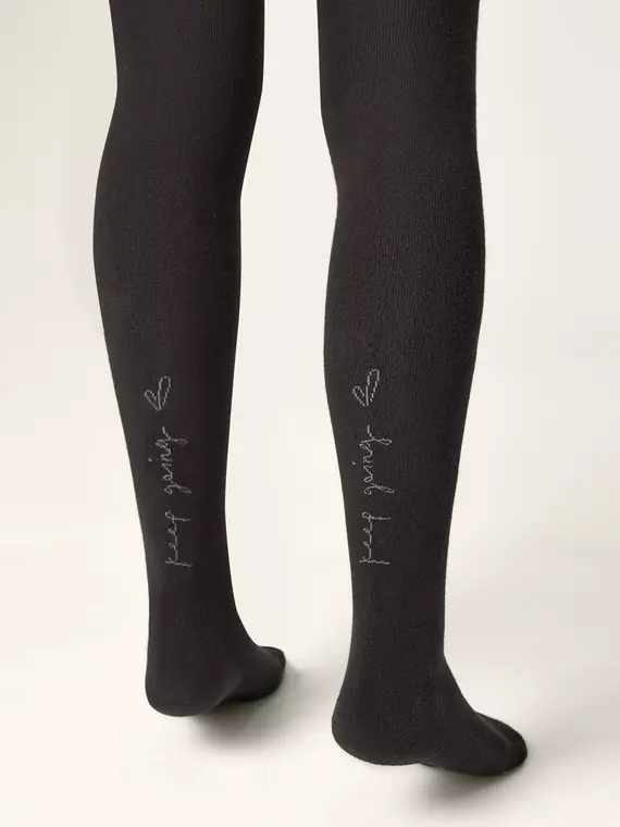 Колготки махровые conte-kids sof-tiki 700 черный, 7С-38СП, 140-146 (22), CONTE-KIDS,  - 2