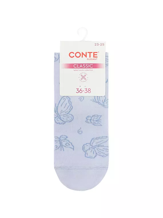Носки женские conte classic 697 бледно-фиолетовый, 15С-15СП, 39-41 (25-27), CONTE ELEGANT,  - 4