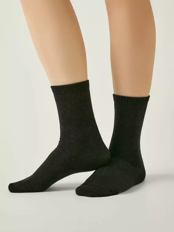 Удлинённые женские носки conte classic 751 черный, 25С-32СП, 36-38 (23-25), CONTE ELEGANT,  - 1