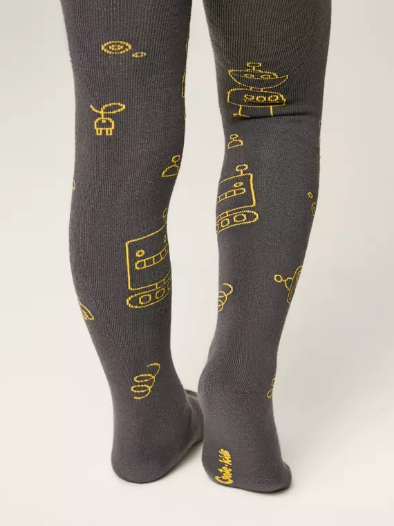 Колготки детские conte-kids sof-tiki 695 темно-серый, 7С-38СП, 92-98 (14), CONTE-KIDS,  - 3