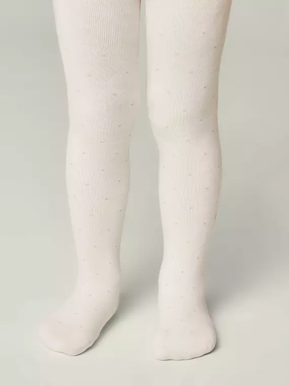 Теплые колготки для девочек sof-tiki 699 молочный, 7С-38СП, 116-122 (18), CONTE-KIDS,  - 2