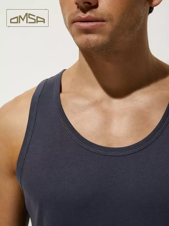 Майка мужская omsa u1103 mineral, , 48 (L), OMSA, - 4