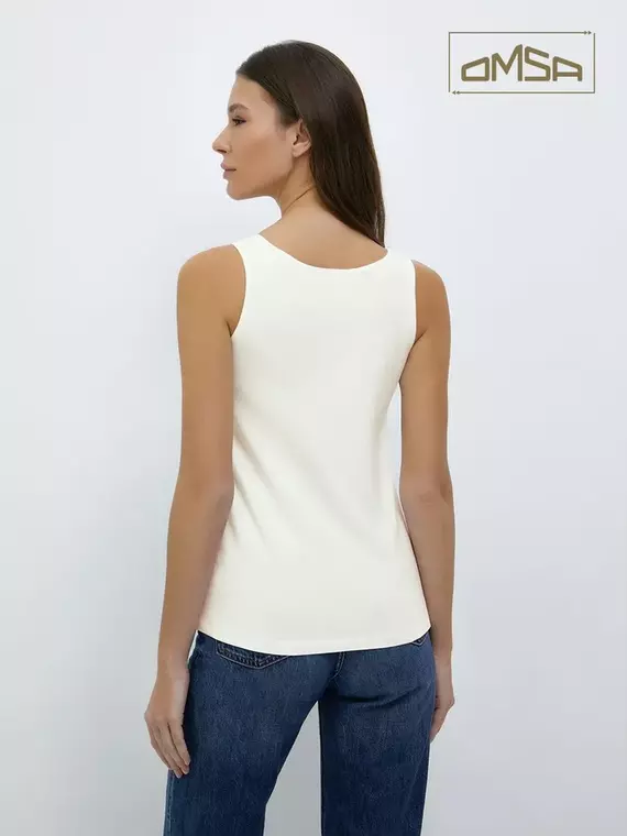 Майка женская omsa d1101 avorio, , 52(2XL), OMSA, - 2