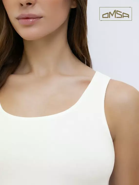 Майка женская omsa d1101 avorio, , 52(2XL), OMSA, - 3