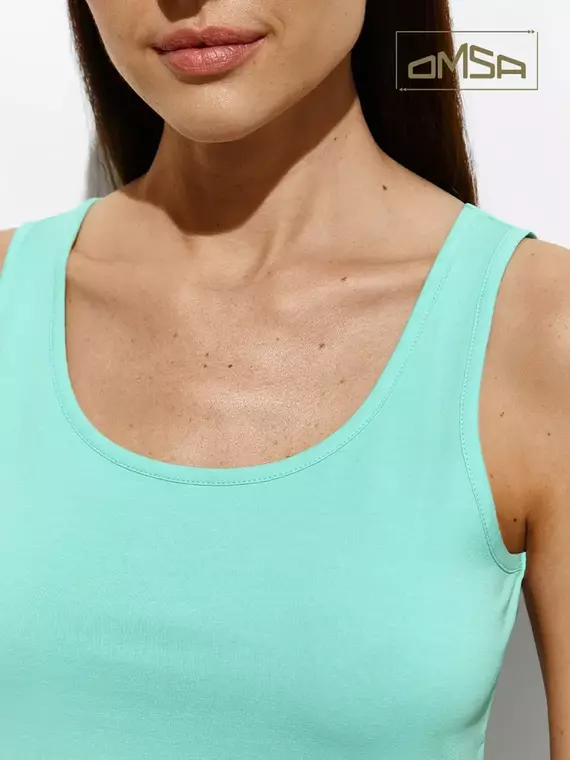 Майка женская omsa d1101 menta, , 44 (S), OMSA, - 4
