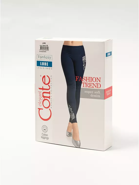 Леггинсы женские conte lore navy, 17С-390ТСП, 164-98/M, CONTE ELEGANT,  - 1