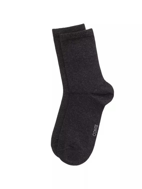 Удлинённые женские носки conte classic 751 черный, 25С-32СП, 36-38 (23-25), CONTE ELEGANT,  - 3