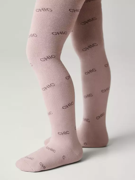 Колготки махровые conte-kids sof-tiki 702 пепельно-розовый, 7С-38СП, 116-122 (18), CONTE-KIDS,  - 2