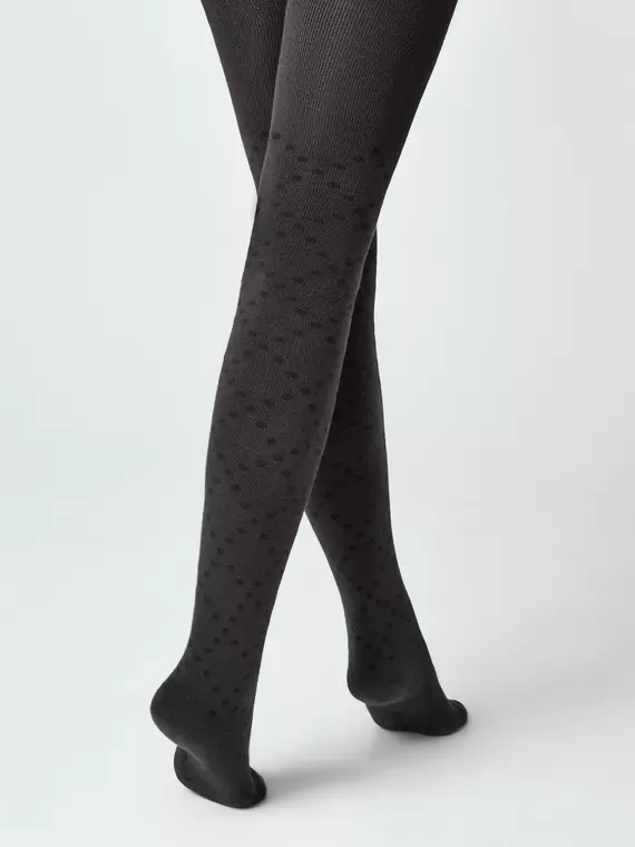 Колготки махровые conte-kids sof-tiki 701 графит, 7С-38СП, 140-146 (22), CONTE-KIDS,  - 2