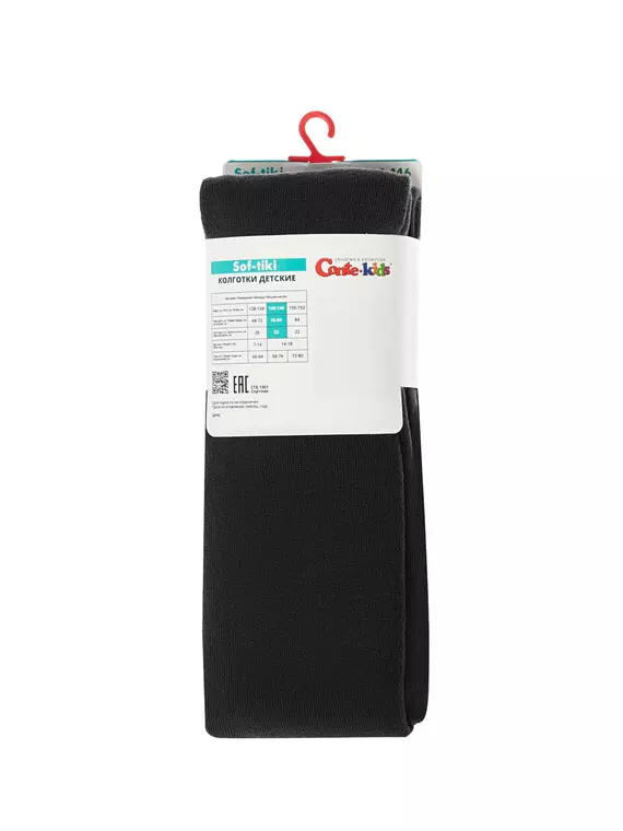 Колготки махровые conte-kids sof-tiki 700 черный, 7С-38СП, 140-146 (22), CONTE-KIDS,  - 4