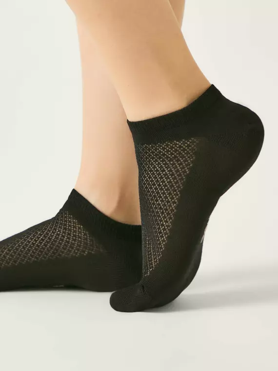 Носки женские (ультракороткие) conte active 961 черный, 25С-84СП, 36-38 (23-25), CONTE ELEGANT,  - 2