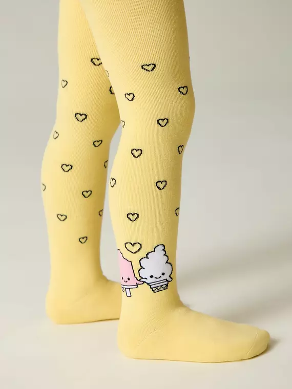 Колготки детские conte-kids sof-tiki 694 желтый, 7С-38СП, 92-98 (14), CONTE-KIDS,  - 4