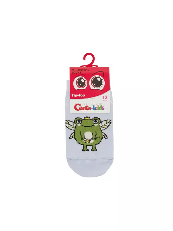 Носки детские (антискользящие) conte-kids tip-top 1017 бледно-фиолетовый, 7С-54СП, 14, CONTE-KIDS,  - 3