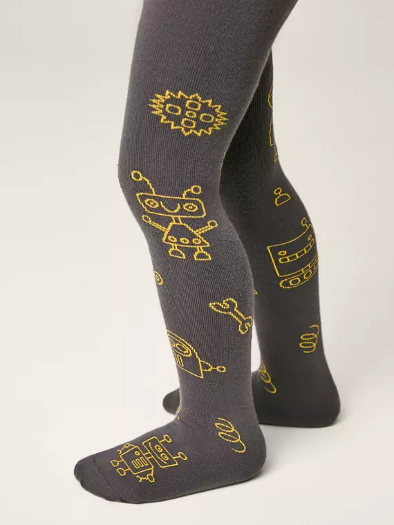 Колготки детские conte-kids sof-tiki 695 темно-серый, 7С-38СП, 92-98 (14), CONTE-KIDS,  - 2