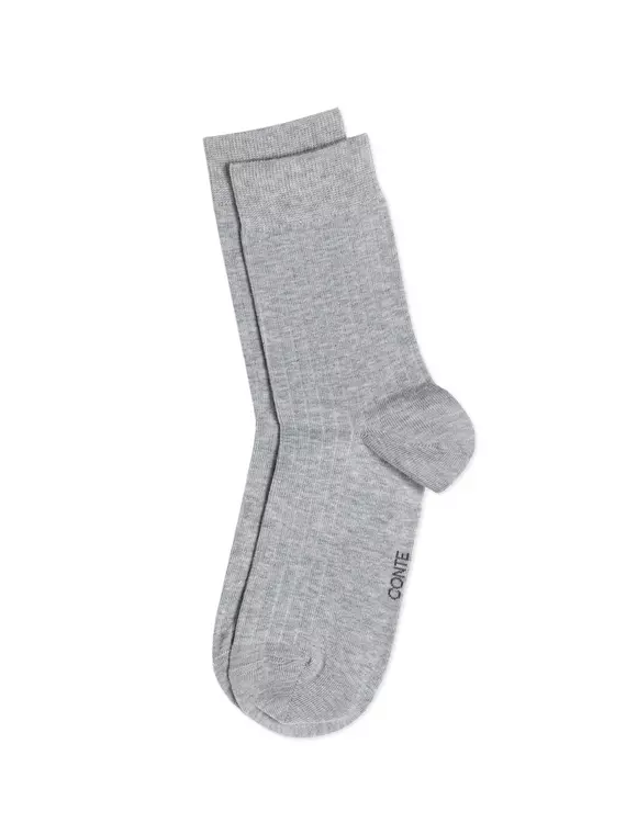 Удлинённые женские носки conte classic 784 серый, 25С-31СП, 39-41 (25-27), CONTE ELEGANT,  - 3