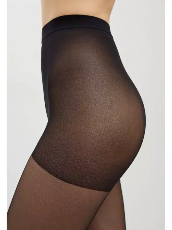 Колготки c объемным рисунком из флока euphoria nero, 22С-45СП, 4, CONTE ELEGANT,  - 3