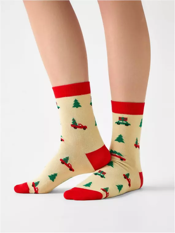 Подарочный набор женских носков (6 пар) conte 823 ассорти, 21С-76СП,24С-73СП, 36-39 (23-25), CONTE ELEGANT,  - 6