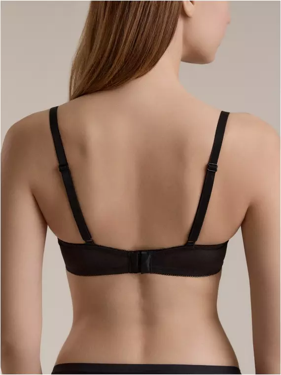 Бюстгальтер балконет  sakura rb5249 черный, 25С-0008КСП, 70A, CONTE ELEGANT,  - 2