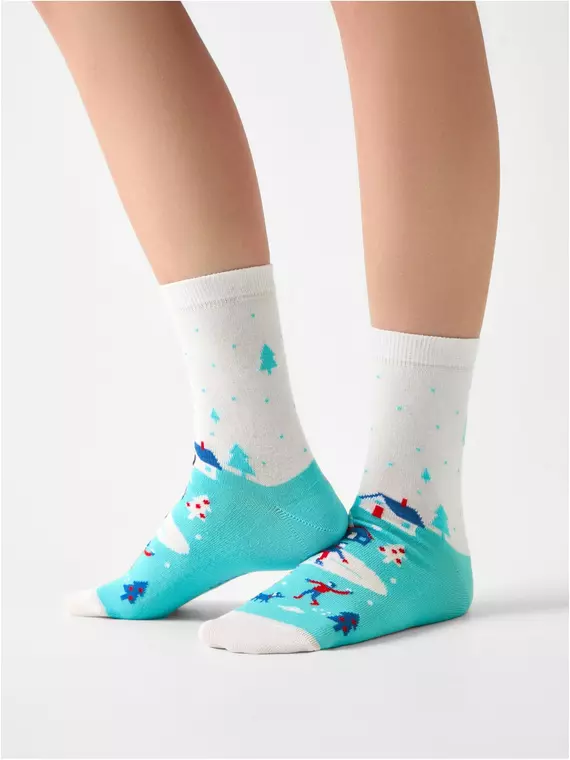 Подарочный набор женских носков (6 пар) conte 823 ассорти, 21С-76СП,24С-73СП, 36-39 (23-25), CONTE ELEGANT,  - 5