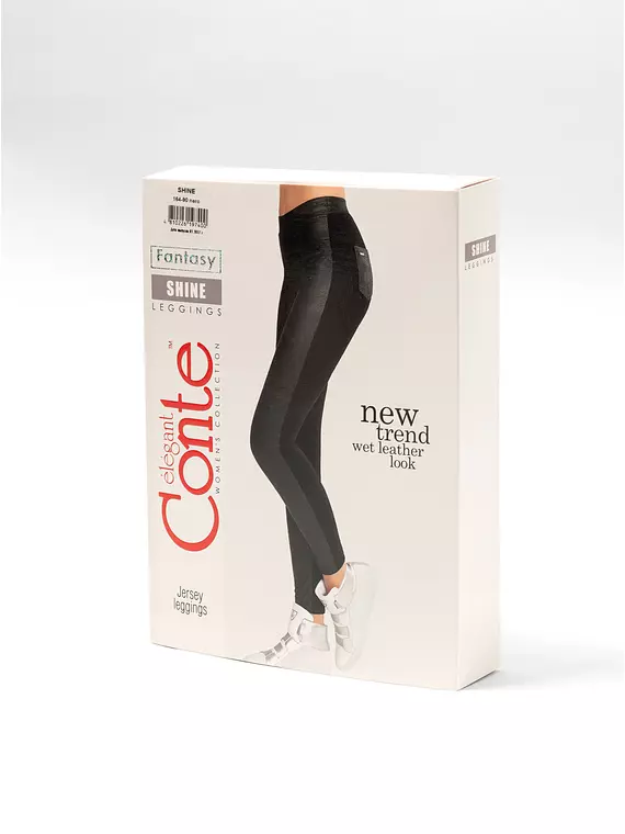 Леггинсы женские conte shine nero, 16С-231ТСП, 170-90/XS, CONTE ELEGANT,  - 1
