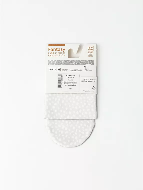 Носки с рисунком «кружочки» fantasy 935 mix, 22С-55СП, 36-39 (23-25), CONTE ELEGANT,  - 5