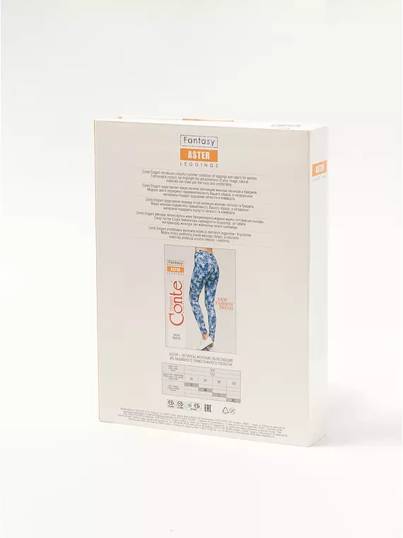 Леггинсы женские aster blue-white, 16С-234ТСП, 170-90/XS, CONTE ELEGANT,  - 2