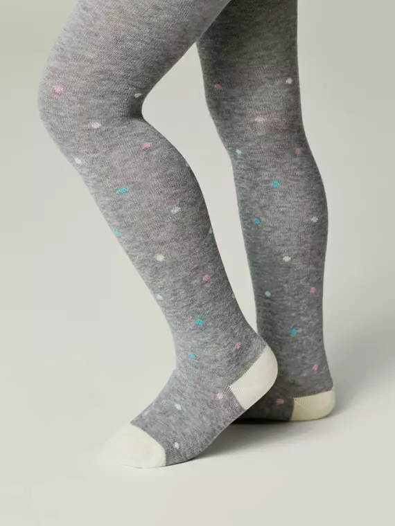 Колготки детские tip-top 711 серый, 4С-03СП, 80-86 (14), CONTE-KIDS,  - 2