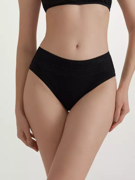 Трусы женские conte basic collection lb 5010 black, 24С-3390ТСП, 118/4XL, CONTE ELEGANT,  - 1