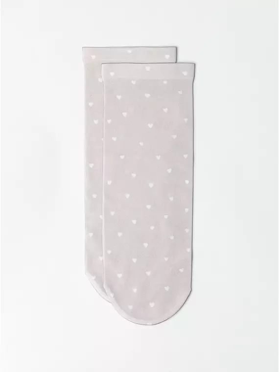 Носки с рисунком «маленькие сердечки» fantasy 70 den 147 mix, 17С-34СП, 36-39 (23-25), CONTE ELEGANT,  - 2