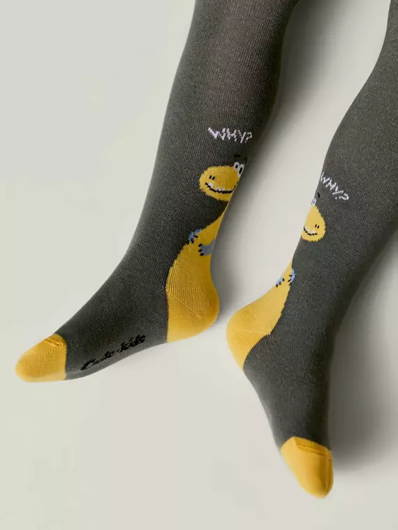 Колготки детские conte-kids tip-top 715 хаки, 4С-01СП, 80-86 (14), CONTE-KIDS,  - 2