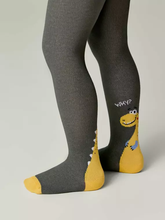 Колготки детские conte-kids tip-top 715 хаки, 4С-01СП, 80-86 (14), CONTE-KIDS,  - 3