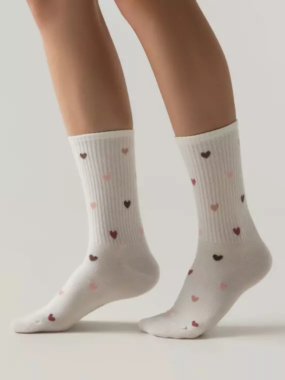 Удлиненные женские носки conte active 966 молочный, 20С-20СП, 39-41 (25-27), CONTE ELEGANT,  - 2