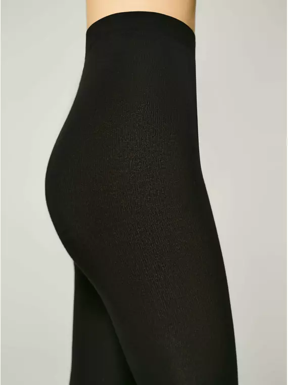 Теплые легинсы из хлопка conte cotton 300 nero, 25С-10СП, 4, CONTE ELEGANT,  - 3