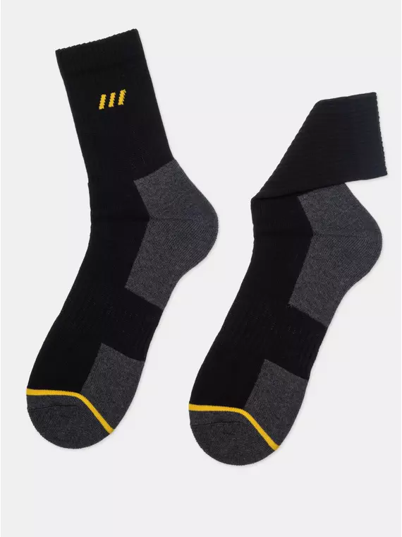 Носки мужские (махровая стопа) esli 213 черный, 24С-147СПЕ, 43-45 (27-29), ESLI,  - 4