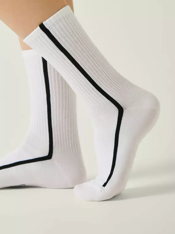 Удлиненные женские носки conte active 965 белый, 20С-20СП, 39-41 (25-27), CONTE ELEGANT,  - 2