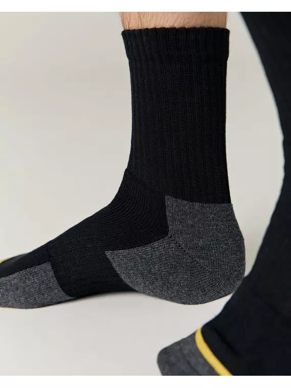 Носки мужские (махровая стопа) esli 213 черный, 24С-147СПЕ, 43-45 (27-29), ESLI,  - 3