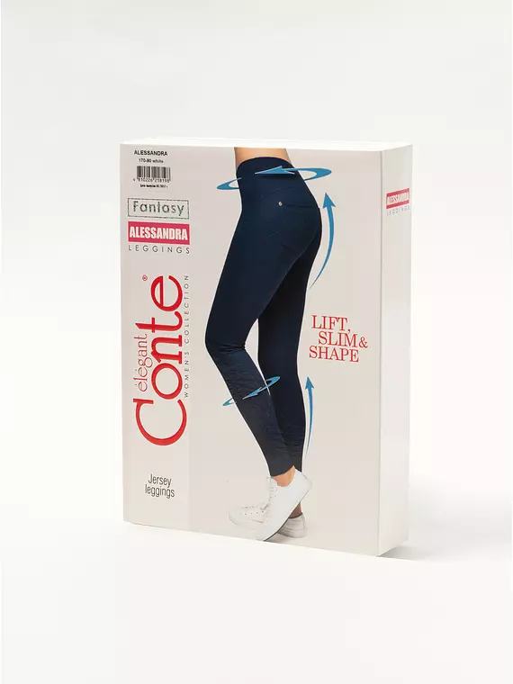 Леггинсы женские alessandra white, 16С-232ТСП, 164-90/XS, CONTE ELEGANT,  - 5