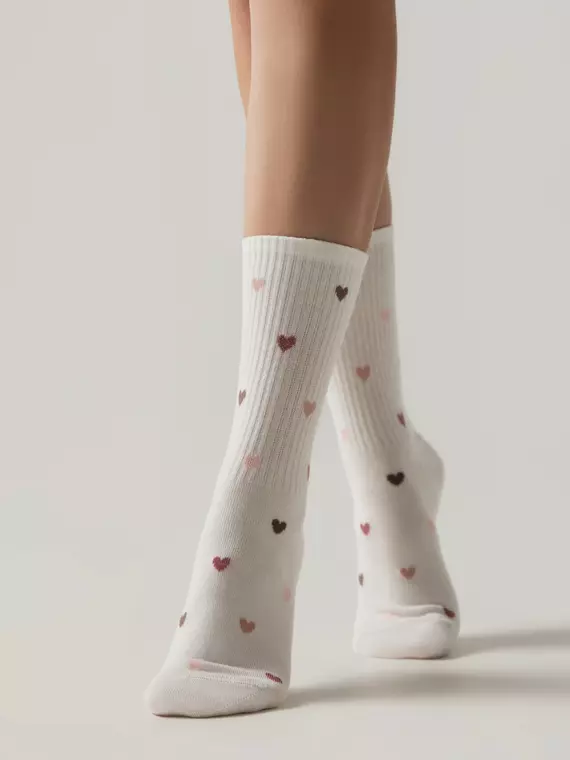 Удлиненные женские носки conte active 966 молочный, 20С-20СП, 39-41 (25-27), CONTE ELEGANT,  - 1