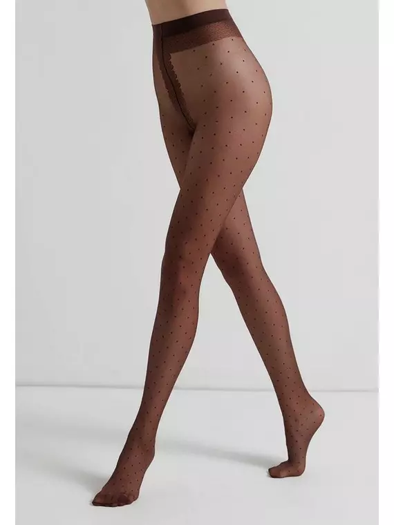 Колготки женские conte dots chocolate, 14С-48СП, 4, CONTE ELEGANT,  - 3