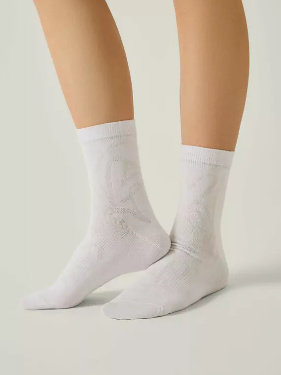 Носки женские conte classic 687 белый, 15С-15СП, 36-38 (23-25), CONTE ELEGANT,  - 2