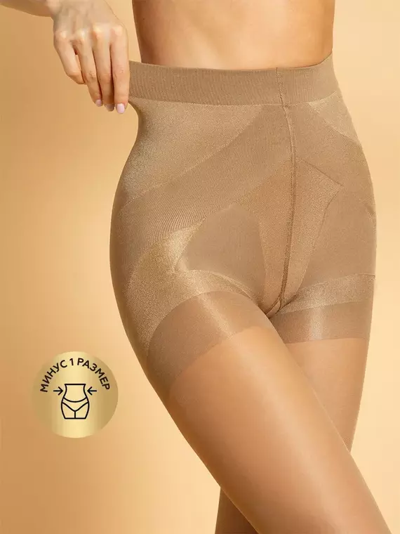 Колготки с утягивающими шортиками innamore super slim 20 daino, , 4, INNAMORE, - 5