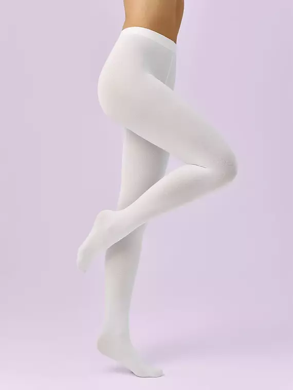 Теплые колготки с флисом omsa groenland bianco, GROENLAND, 4, OMSA,  - 1