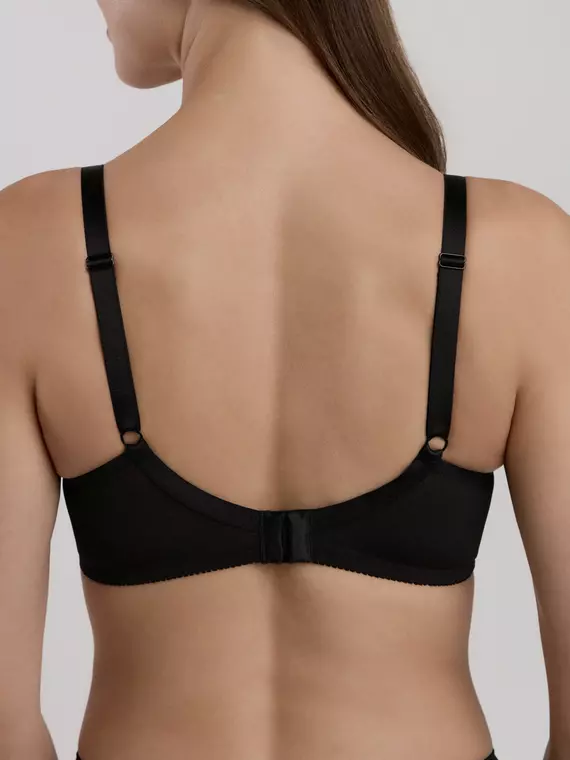 Бюстгальтер без каркасов flora rb7236 черный, 24С-0045КСП, 100D, CONTE ELEGANT,  - 2