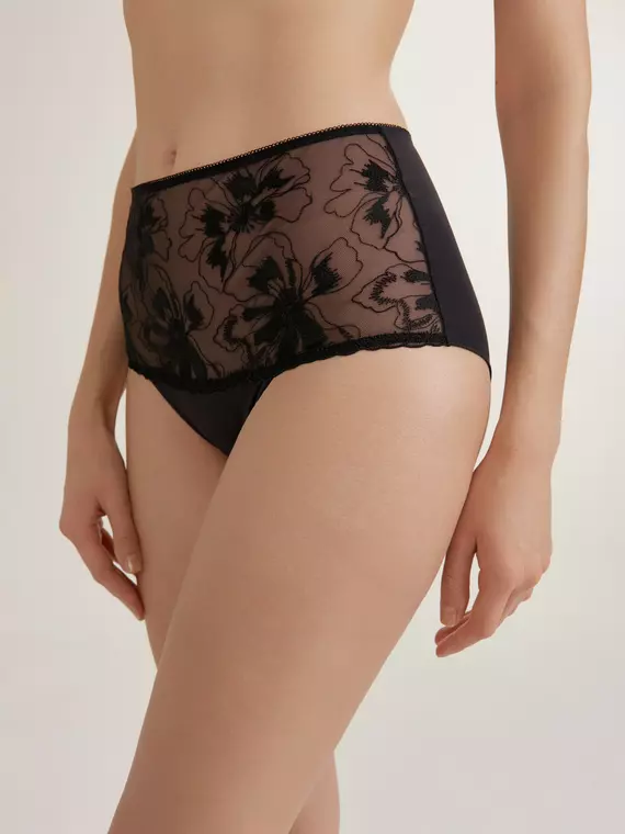 Трусы женские слип conte secret garden tp2178 черный, 24С-0035КСП, 110/XXL, CONTE ELEGANT,  - 2