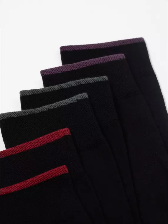 Носки мужские diwari classic (3 пары) 000 черный, 5С-08СП, 42-43 (27), DIWARI,  - 2