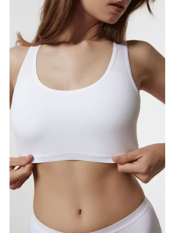 Бюстье из хлопка basic collection lbe 2018.1 white, 24С-3050ТСП, 170-96/L, CONTE ELEGANT,  - 2