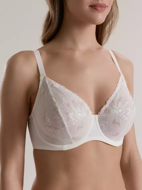Бюстгальтер с треугольной чашкой secret garden tb6241 приглушенно-белый, 24С-0033КСП, 70E, CONTE ELEGANT,  - 2