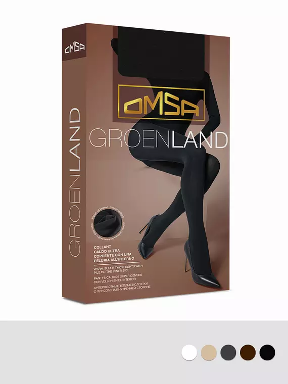 Колготки женские omsa groenland 250 nero, GROENLAND, 6, OMSA,  - 1